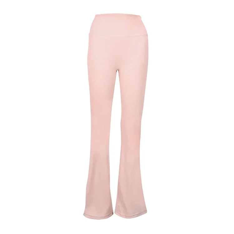 Slimming bell-bottoms, fitness wide-leg pants, high-waisted yoga, Pilates, butt lift, original naked feel *No quality issues, no returns without reason