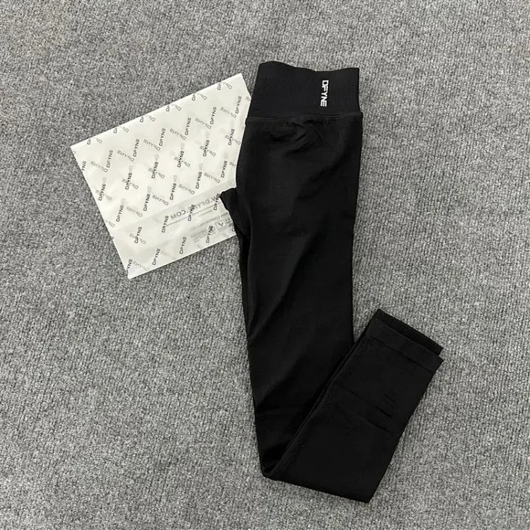 DFYNE Full-color Original Standard Popular High-elastic Yoga Fitness Running High-waist Hip-lifting Tight Yoga Pants
