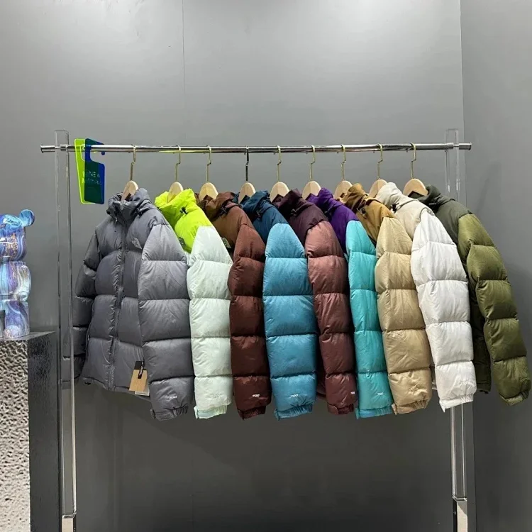 American Version 1996 Down Jacket Classic Splicing Down Jacket Warm Jacket Couple Style