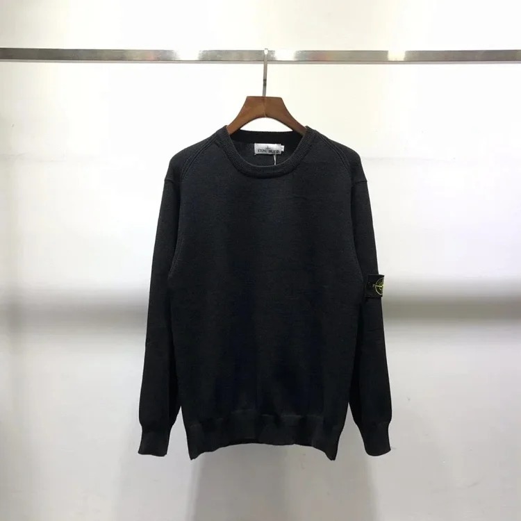 Stone Island Sweater Basic Classic Armband Round Neck Pullover Long Sleeve