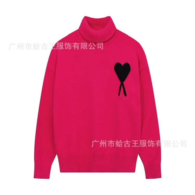 Love sweater for men and women striped youth heart casual pullover sweater
