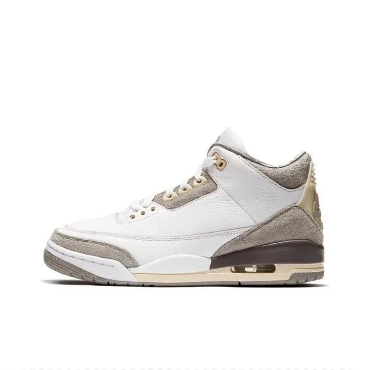 Jordan AJ3 Mid-range Hiroshi Fujiwara Black and White Cardinal White Wine Red White Cement