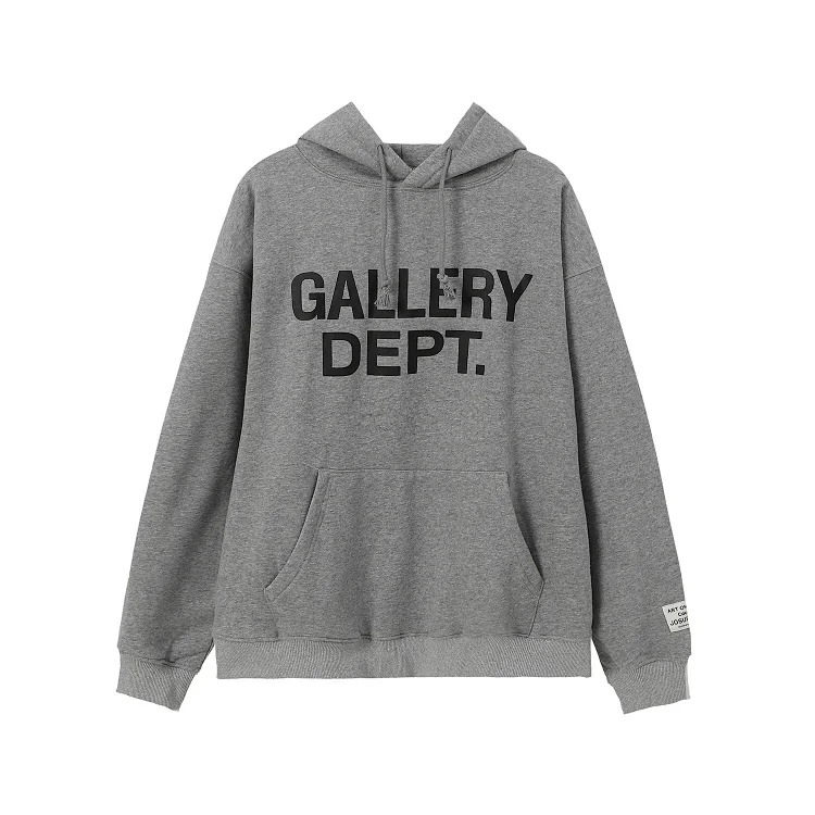 Retro distressed GD brain casual loose hooded sweatshirt for men and women with the same style hoodie