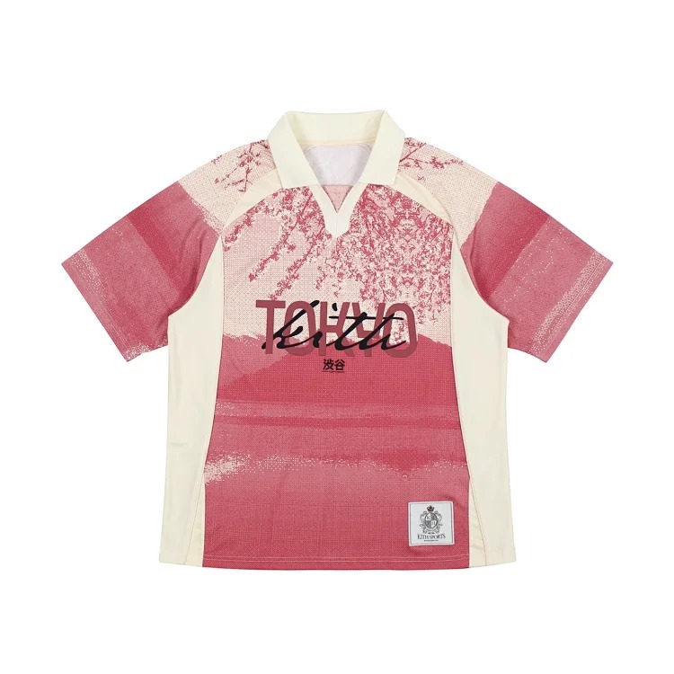 KITH X TOKYO SHIBUYA football style short sleeves