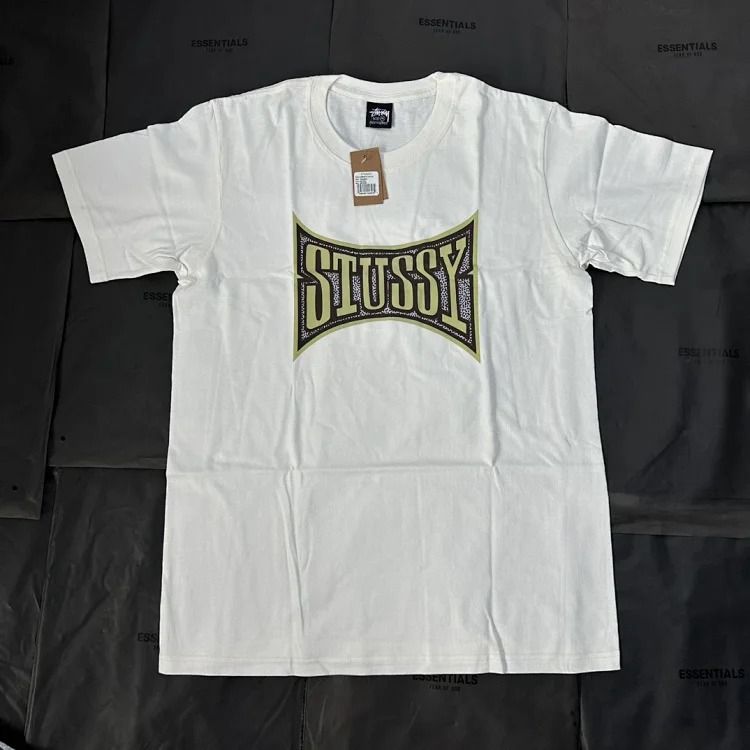 Stussy Fire Logo Year Series Pattern Round Neck Printed Short-sleeved Stussy Originated From T-Shirt