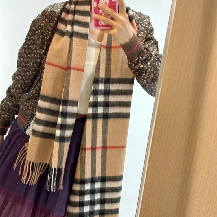 Thick Scarf Shawl Inner Mongolia 100% Cashmere Scarf Cashmere