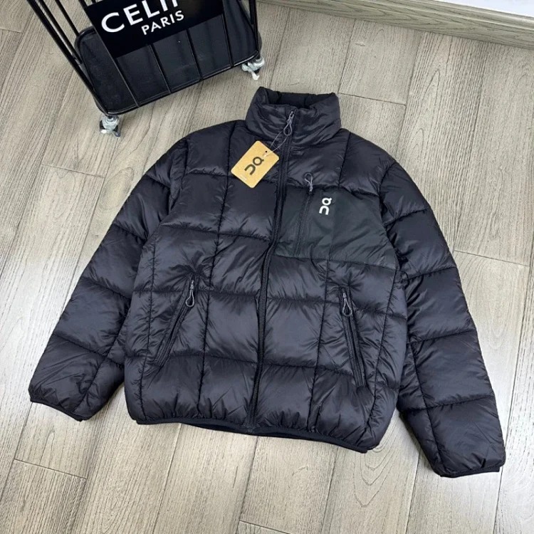 Men's and women's stand collar down jackets