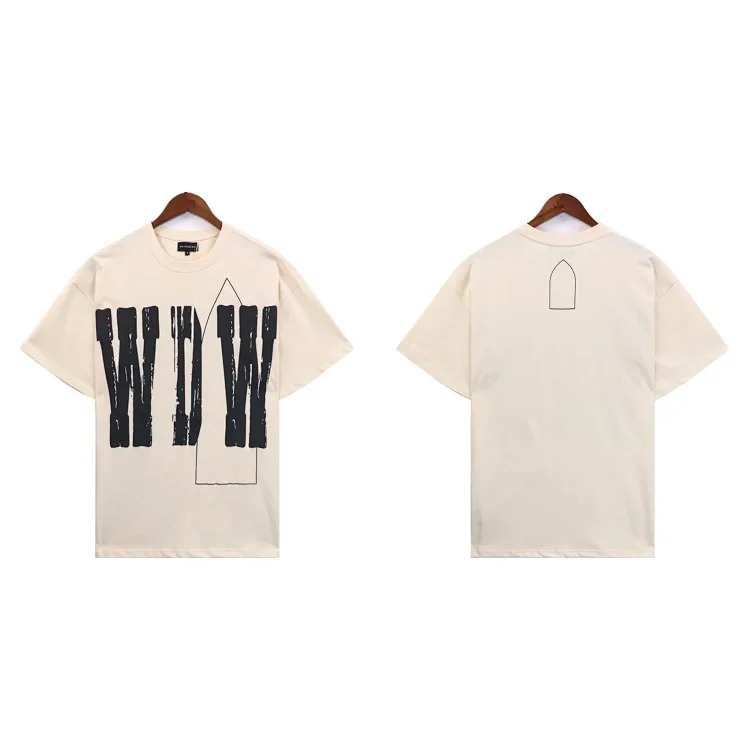Washed printed loose men's short-sleeved t-shirt American top