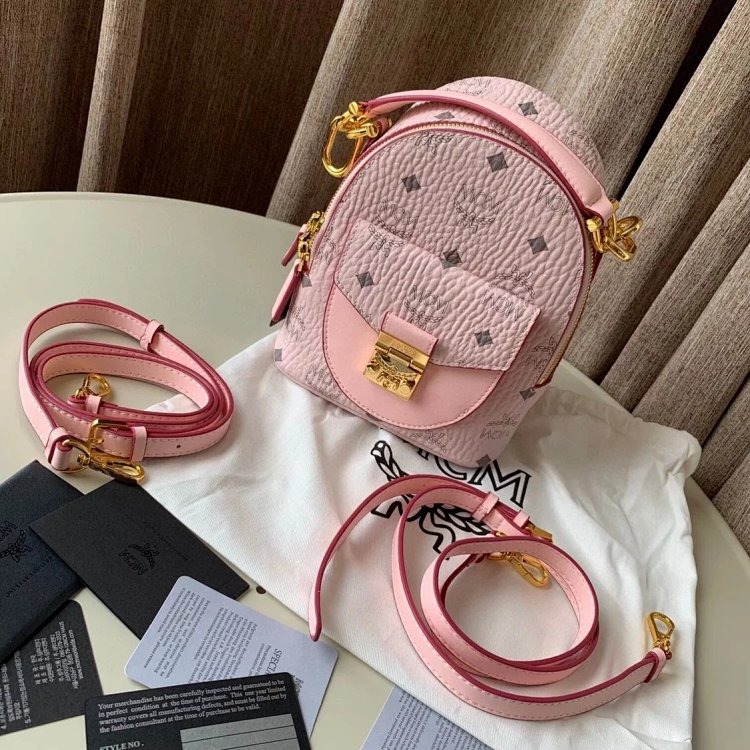 MCM Women's Bag Mini Backpack Handheld Women's Bag