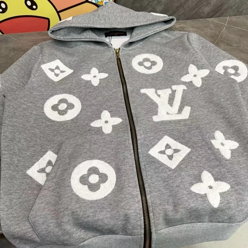 Louis Vuitton hooded zipper sweatshirt