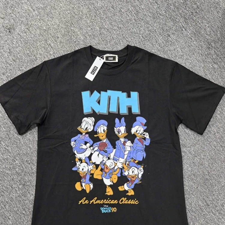 KITH Kitth Cartoon Animation Print Casual Loose Sports Short-sleeved T-shirt for