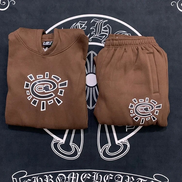 Sun roll plus velvet sweatshirt and sweatpants suit sweatshirt pants sports trousers