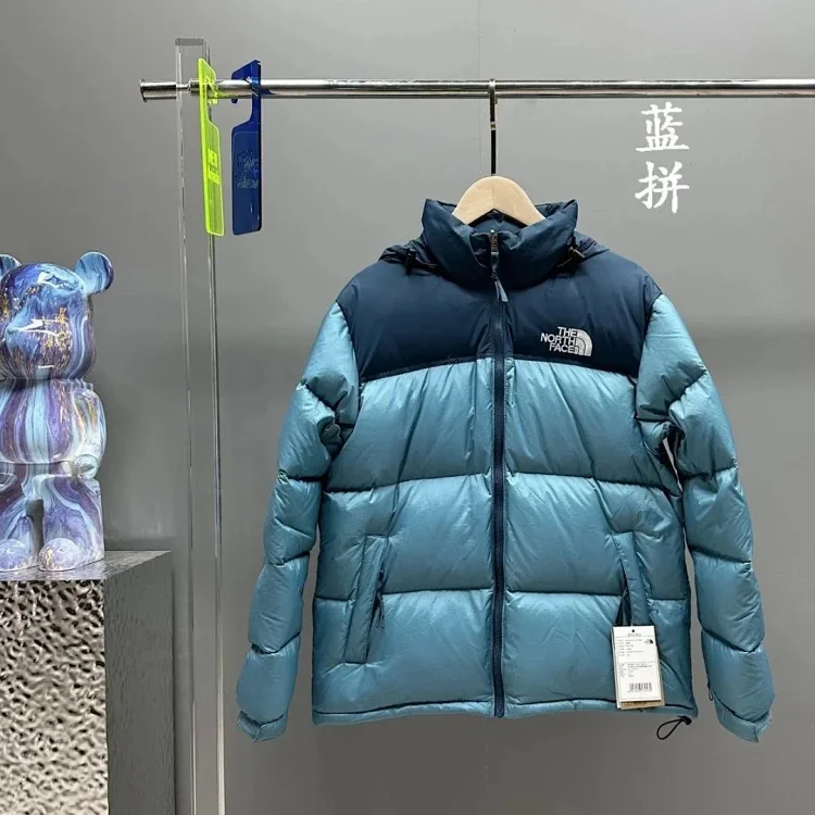 American Version 1996 Down Jacket Classic Splicing Down Jacket Warm Jacket Couple Style