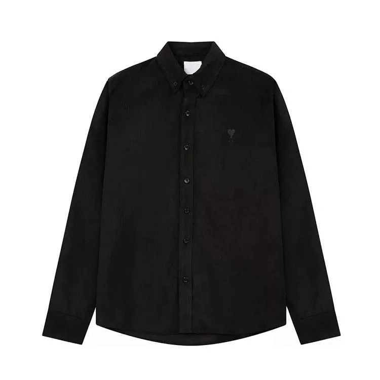 Love embroidered cotton shirt for men and women