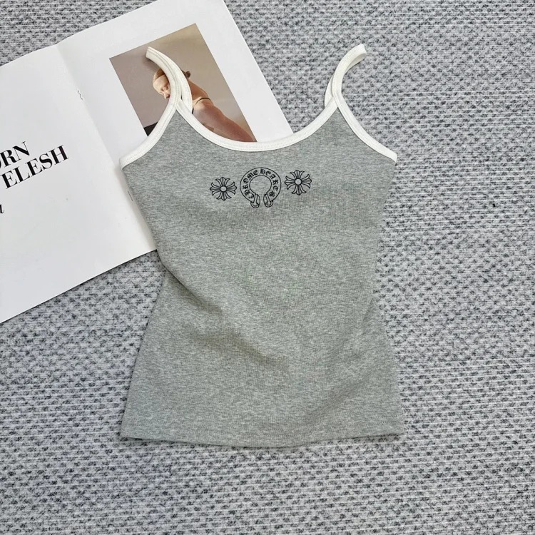 Vest Slim 25 New Summer Slim Version Pure Desire Sling Print Contrast Color Correct *No Quality Problems Cannot Be Returned Without Reason