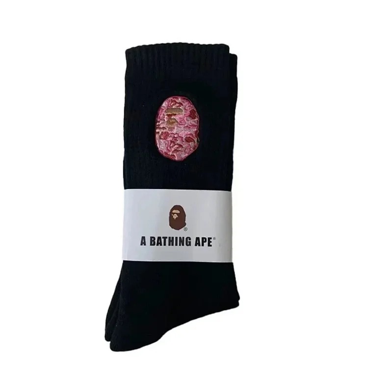 Towel Socks Japanese Trendy Socks High-tube Cotton Socks Sweat-absorbent White Socks Solid Color