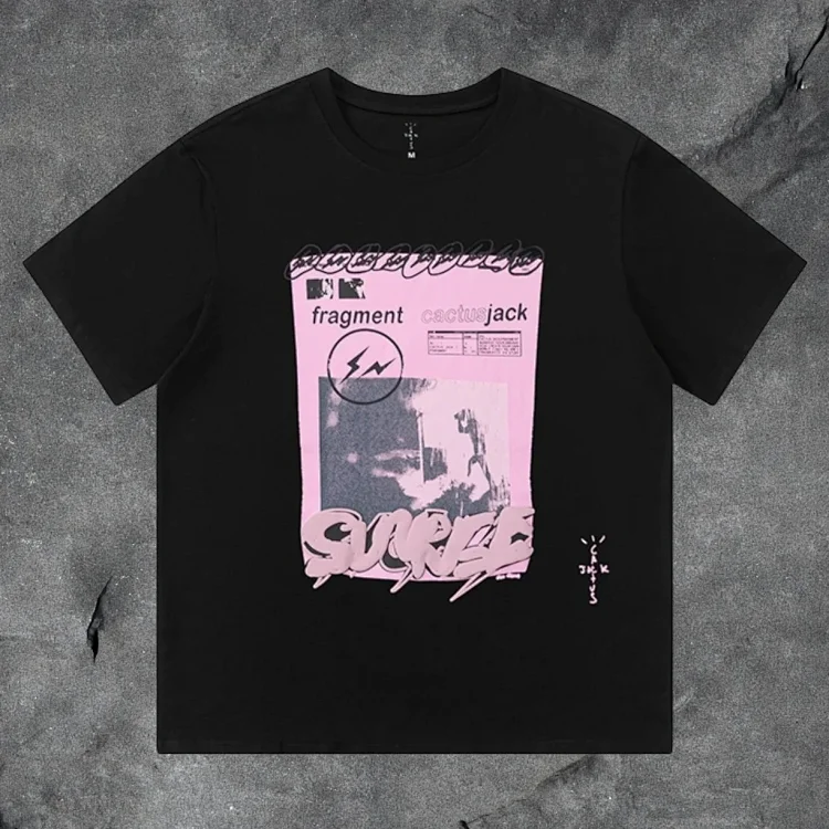 travis scott short-sleeved utopia ts joint utopia limited edition american high street t-shirt