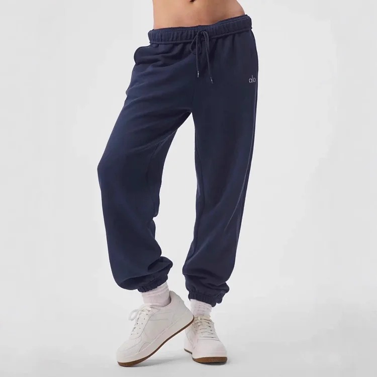 Yoga sweatpants, wide leg pants, drawstring trousers, loose and casual