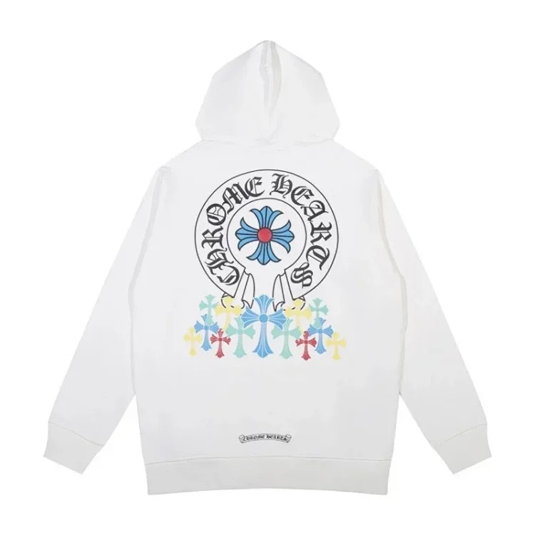 CH cross hooded sweatshirt is versatile and fashionable