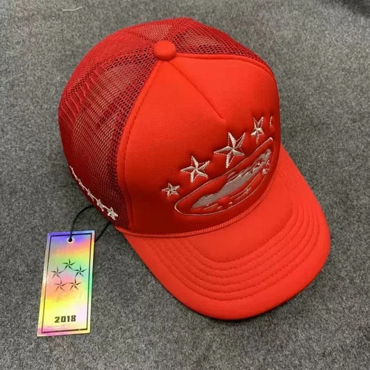 Corteiz 5 Starz Alcatraz Trucker American truck hat foreign trade trendy brand embroidered sun protection card
