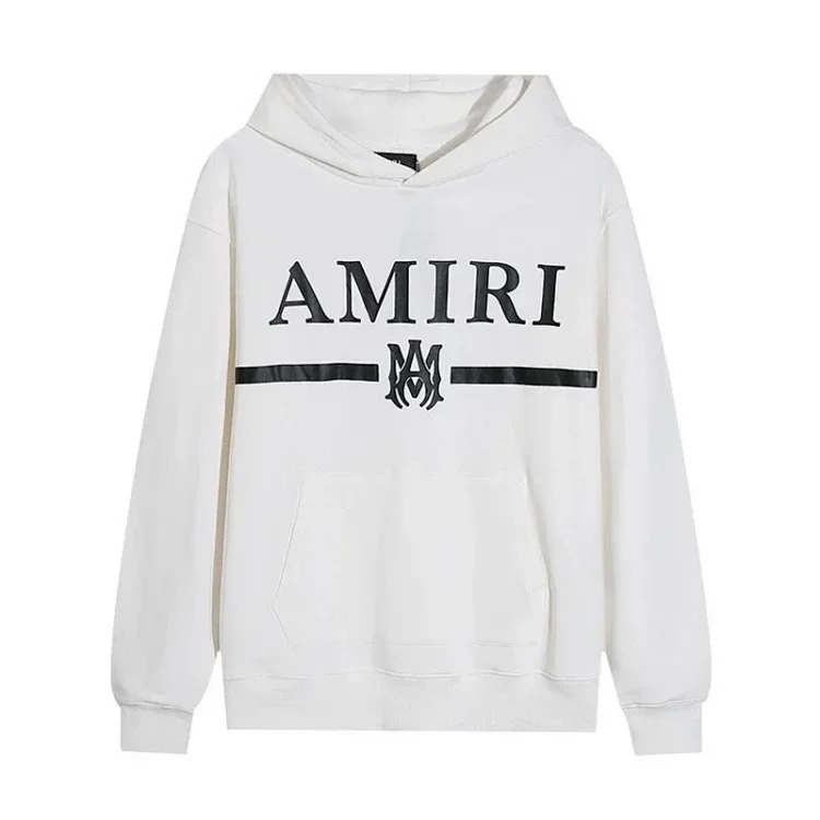 AM sweatshirt IRI cracked letter logo splashed ink and paint graffiti hoodie couple jacket sweatshirt for men and women
