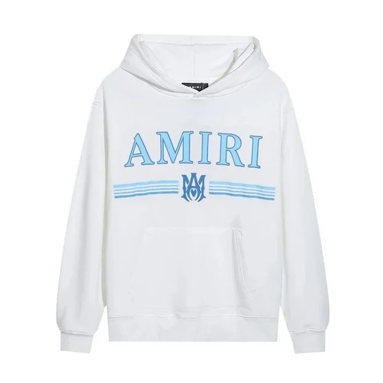 AM sweatshirt IRI cracked letter logo splashed ink and paint graffiti hoodie couple jacket sweatshirt for men and women