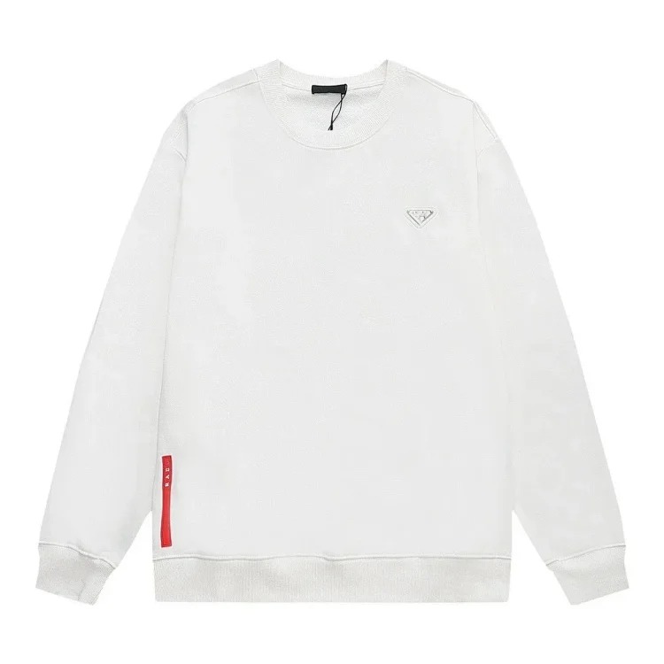 Correct version.Pulajia 24 series triangle label autumn and winter new Pujia high men's and women's long-sleeved T-shirts and sweatshirts