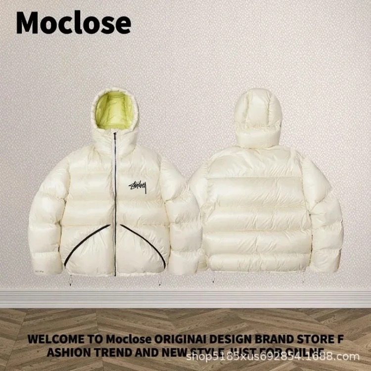 Moclose American Street Autumn and Winter Outdoor Loose Warm Solid Color Men's and Women's Down Bread Coat Couple Jacket