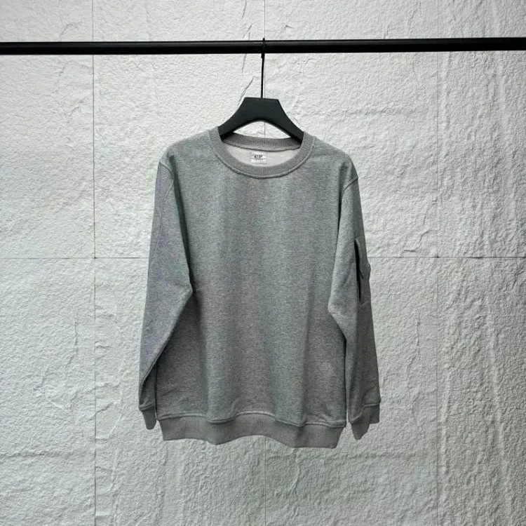 Casual loose round neck lens pullover sweatshirt