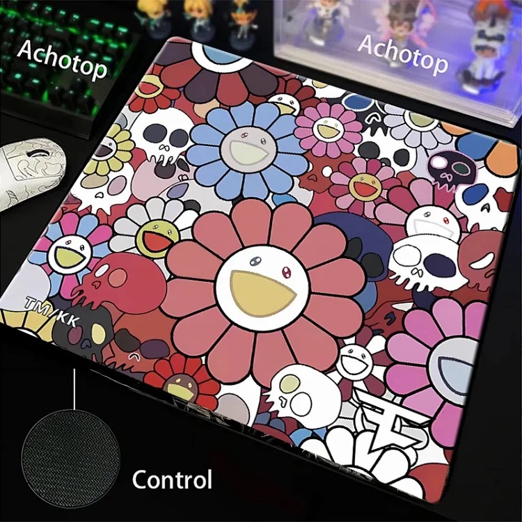 JS. Sunflower mouse pad extra large game e-sports national style wrist pad FPS table pad for men to eat chicken and mouse pad plus