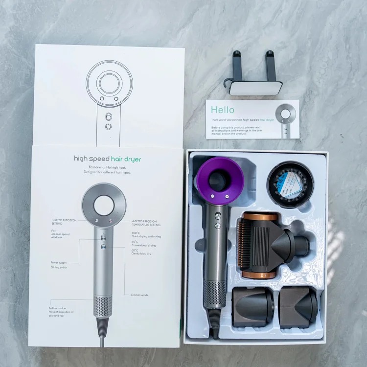 Brushless motor hollow hair dryer product image