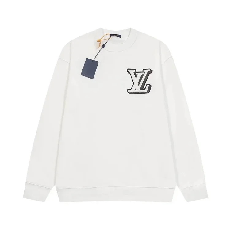 L fashion round neck sweatshirt