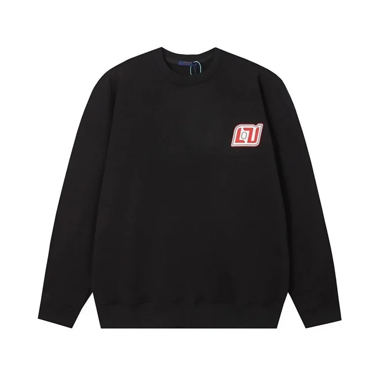 L fashion round neck sweatshirt