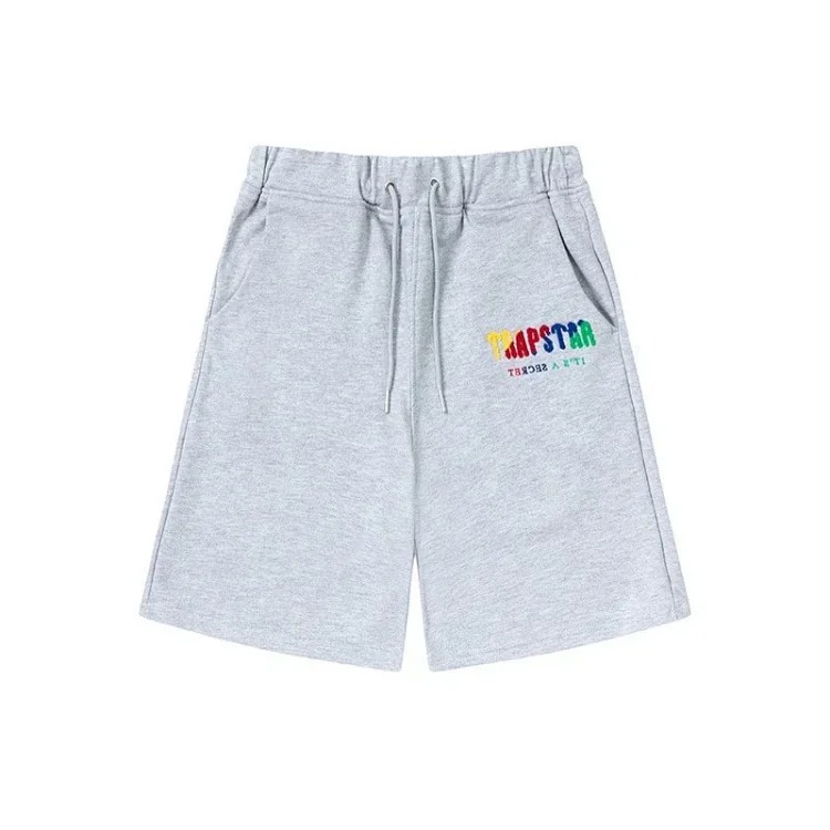 T a p rainbow letter gradient towel embroidered short-sleeved T-shirt