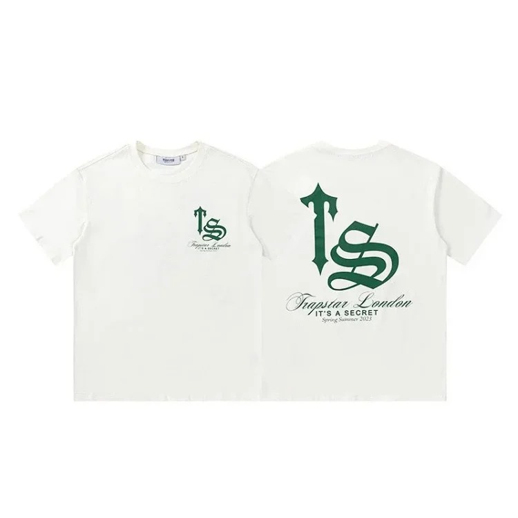 T a p rainbow letter gradient towel embroidered short-sleeved T-shirt