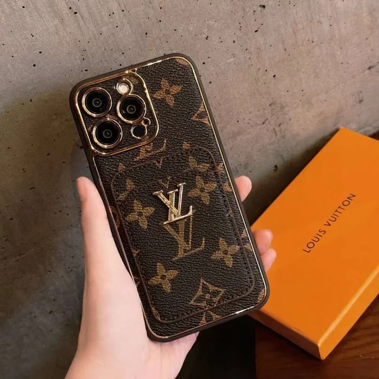 Embroidered Gold Phone Case