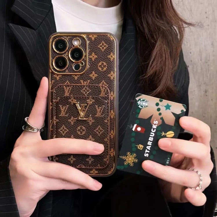 Embroidered Gold Phone Case