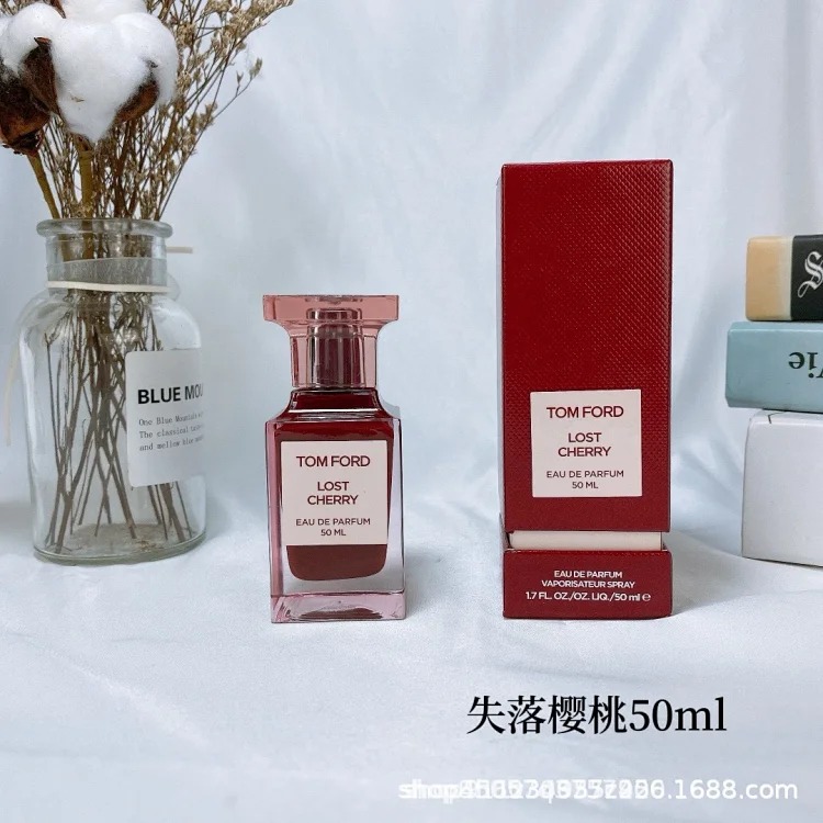 T F cologne 跨境外贸perfume TF乌木沉香 苦桃 荆棘玫瑰 失落樱桃 白麝香 拿破仑之水 银色山泉 红色爱神 product image