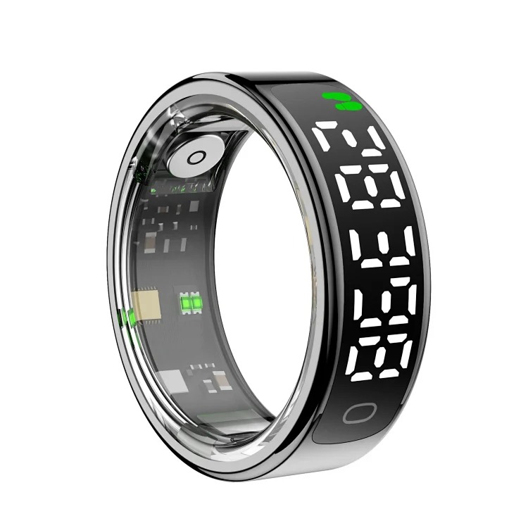 Cross-border new R13 smart ring with display, heart rate, blood oxygen, sleep, exercise, pedometer, waterproof, Bluetooth camera