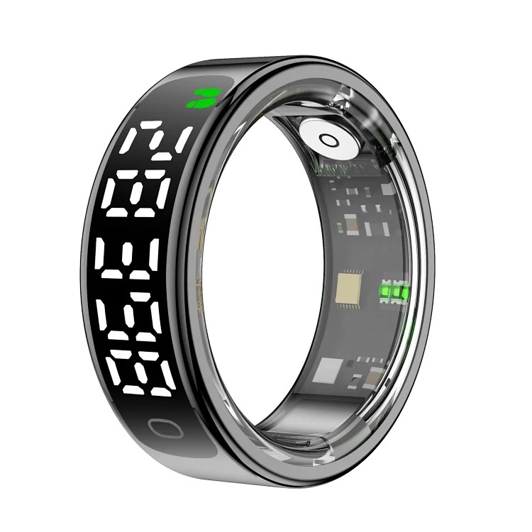 Cross-border new R13 smart ring with display, heart rate, blood oxygen, sleep, exercise, pedometer, waterproof, Bluetooth camera