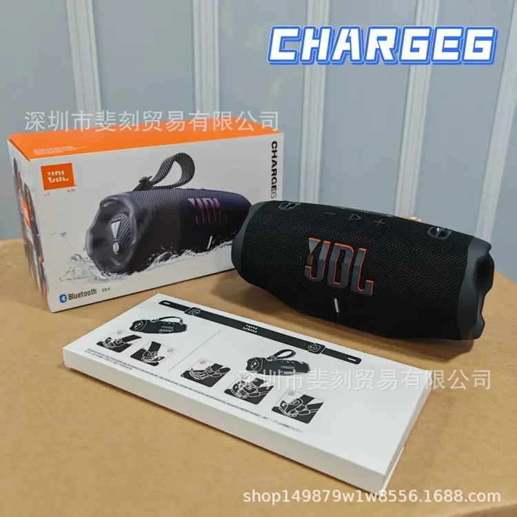 CHARGE6 Stamped Music Shockwave 6 Bluetooth Speaker Outdoor Portable Subwoofer Wireless Audio Hi Fi