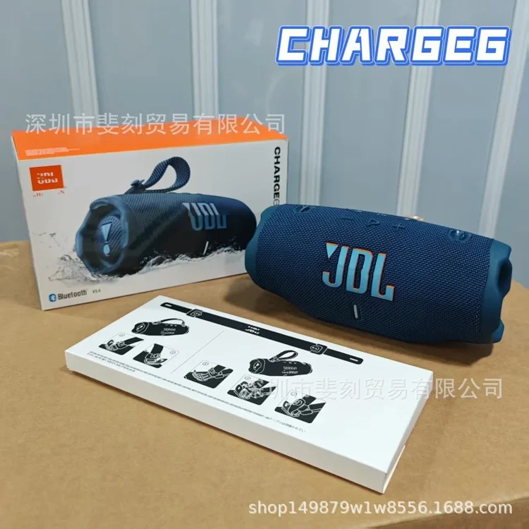CHARGE6 Stamped Music Shockwave 6 Bluetooth Speaker Outdoor Portable Subwoofer Wireless Audio Hi Fi