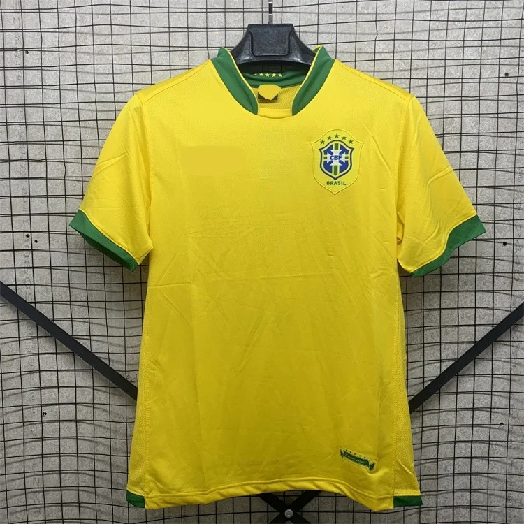 Retro national team series 06 Brazil 04 Portugal France Argentina Germany home and away short-sleeved and long-sleeved