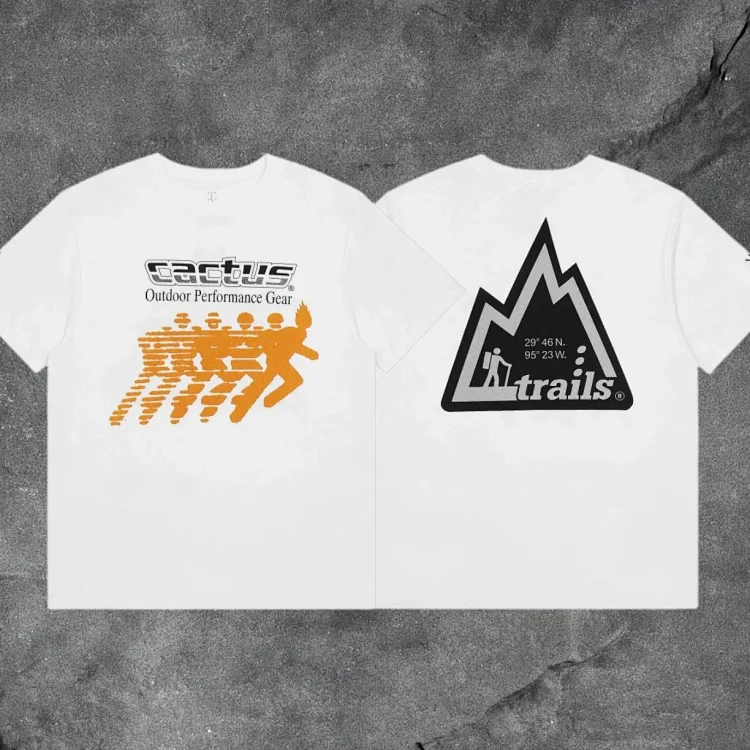travis scott short-sleeved utopia ts joint utopia limited edition american high street t-shirt