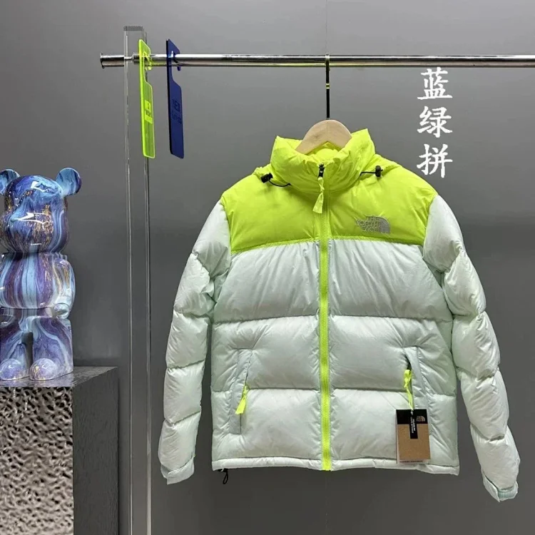 American Version 1996 Down Jacket Classic Splicing Down Jacket Warm Jacket Couple Style
