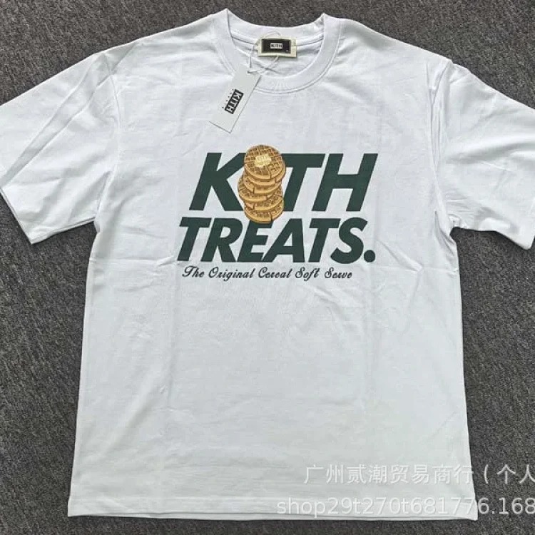 KITH Kitth Cartoon Animation Print Casual Loose Sports Short-sleeved T-shirt for