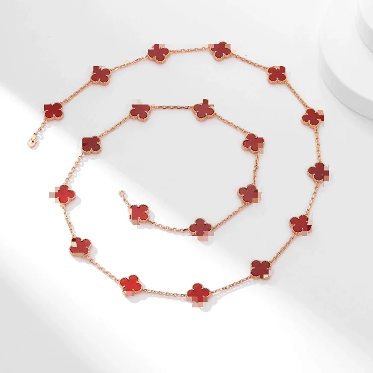 Ten Flowers and Twenty Flowers Necklace Natural Fritillaria