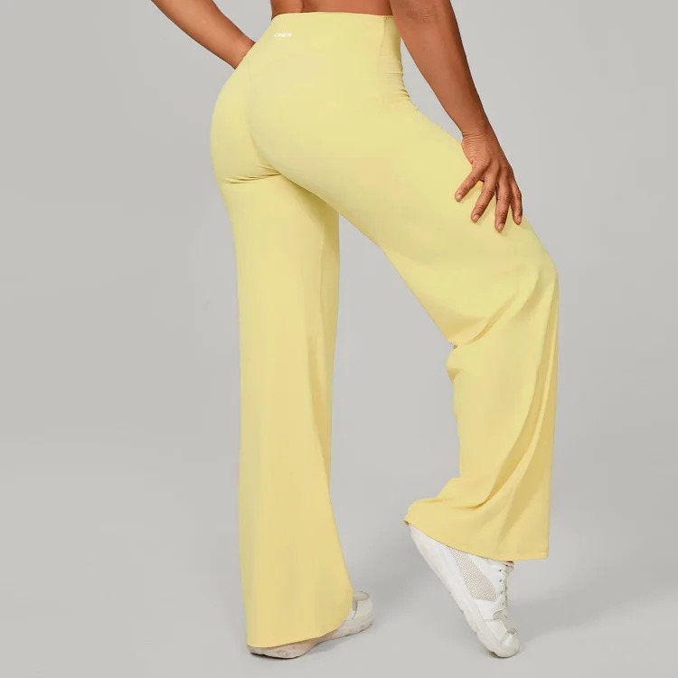 Oner Active Straight, Loose and Soft Oner Running Pilates Fitness Straight High-waisted Trousers Yoga Wide-leg Pants