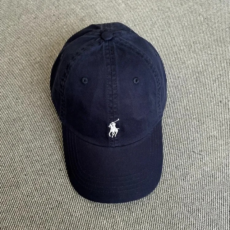 Foreign trade Ralph Lauren raff hat baseball cap men and women peaked cap polo sports pony logo embroidery couple baseball cap