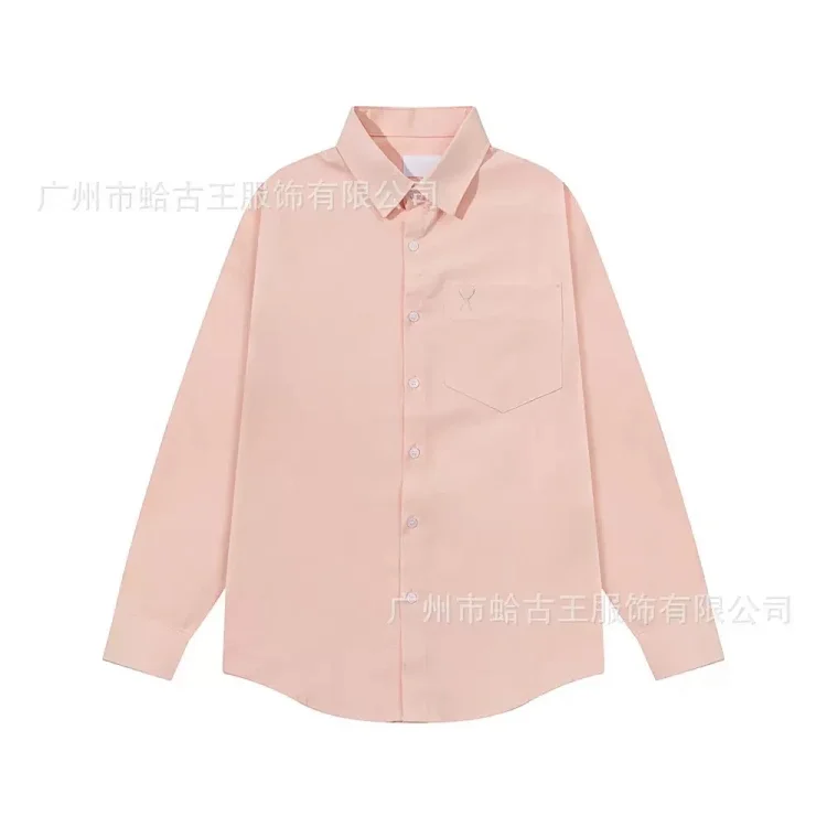 Love embroidered cotton shirt for men and women